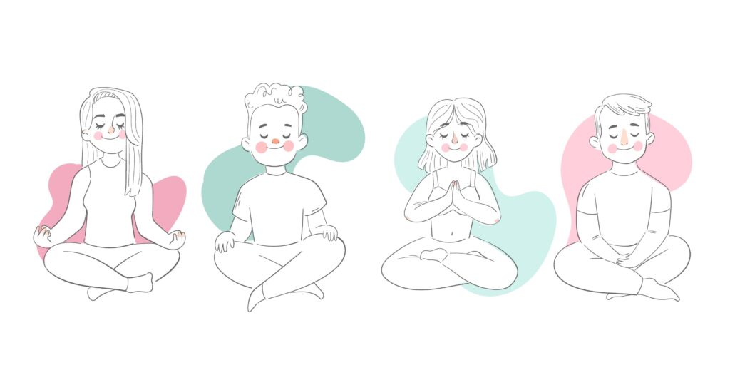 Posições ideias para o treinamento de concentração e meditação